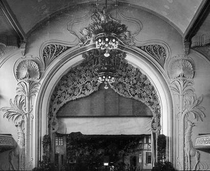 Historisches Foto, Großer Saal, Bühnenportal