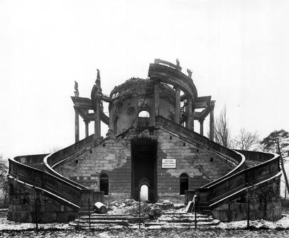Historisches Foto, Ruine