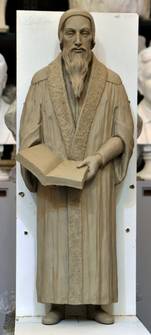 Johannes Calvin, fertiges Tonmodell
