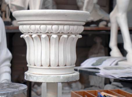Reconstruction capital, plaster and clay