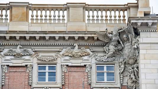 Preußische Adler, Fassade Berliner Schloss Humboldtforum