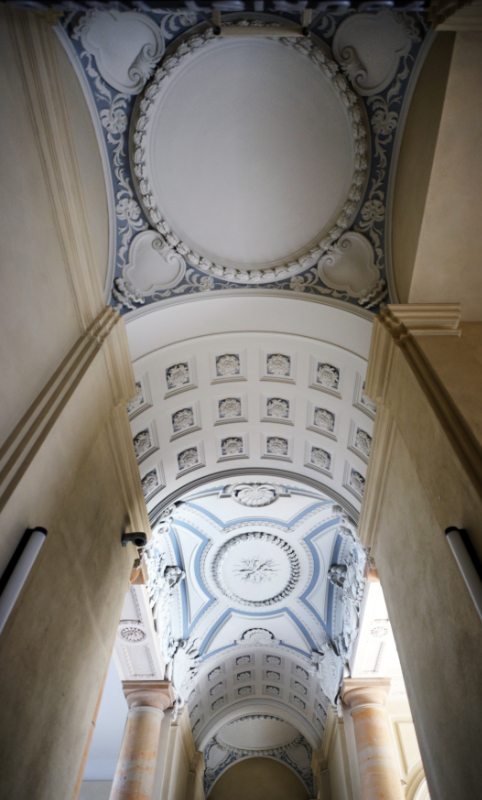 Berliner Schloss, Rekonstruktion der Stuckzier im Portaldurchgang V, 2025