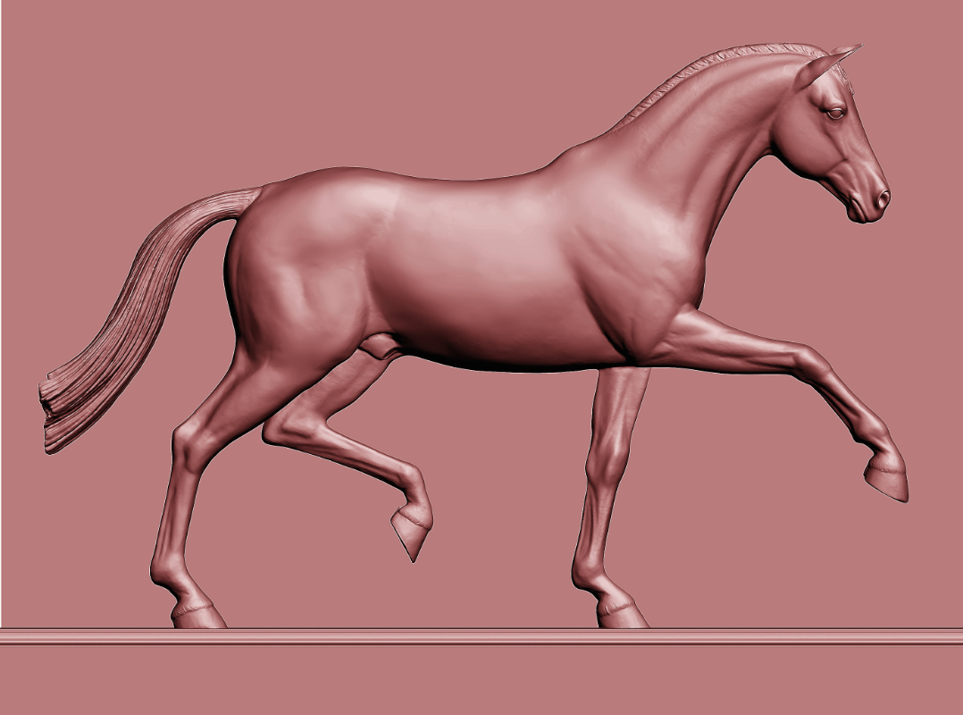 Brandenburgisches Haupt- und Landgestüt,
Neustadt an der Dosse, Relief Quaterback, 2025